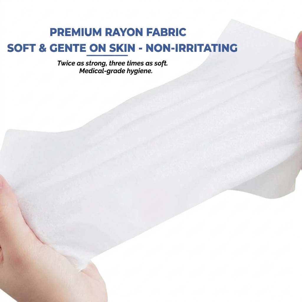 Disposable Non-Woven Facial Wipes (200 Packs)