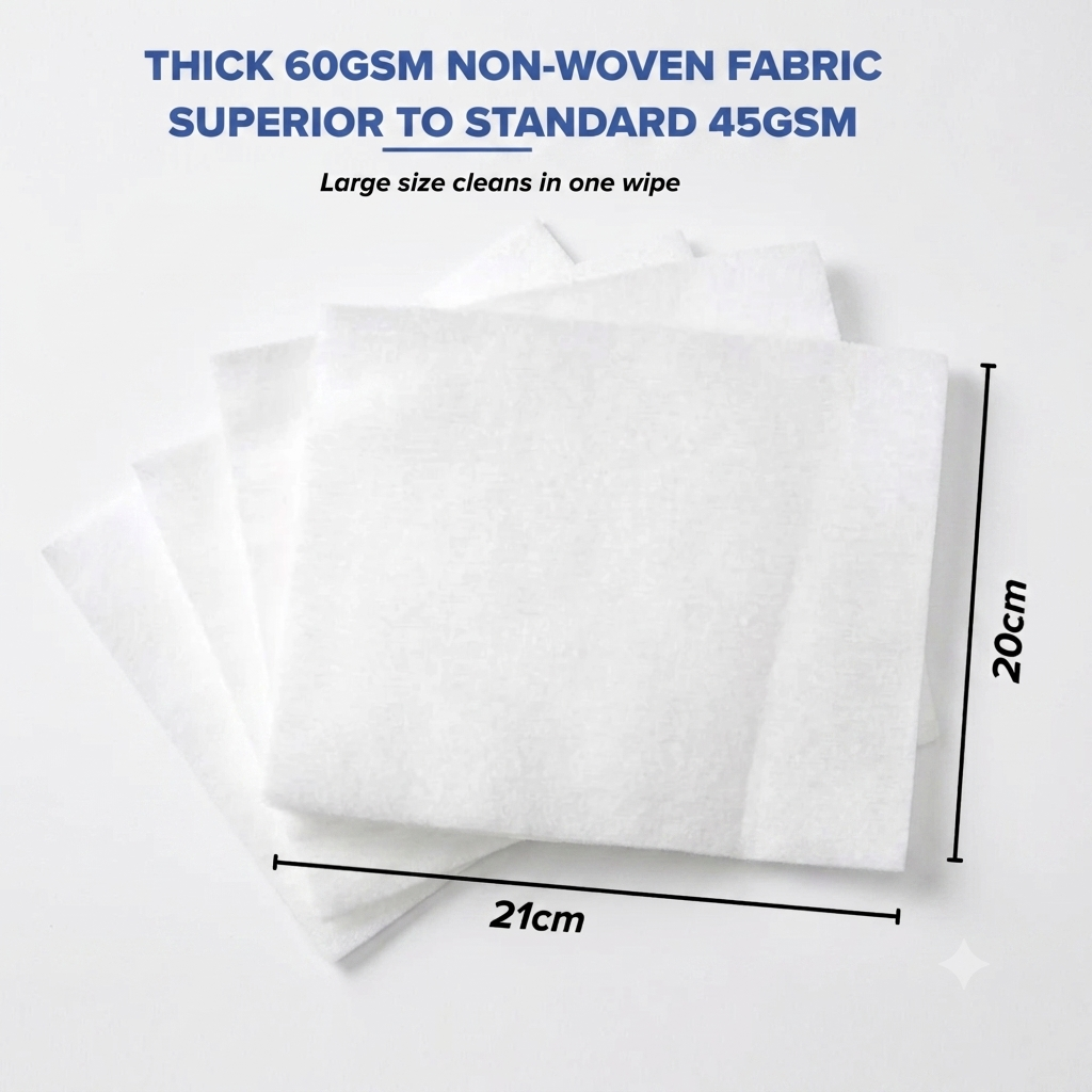 Disposable Non-Woven Facial Wipes (200 Packs)