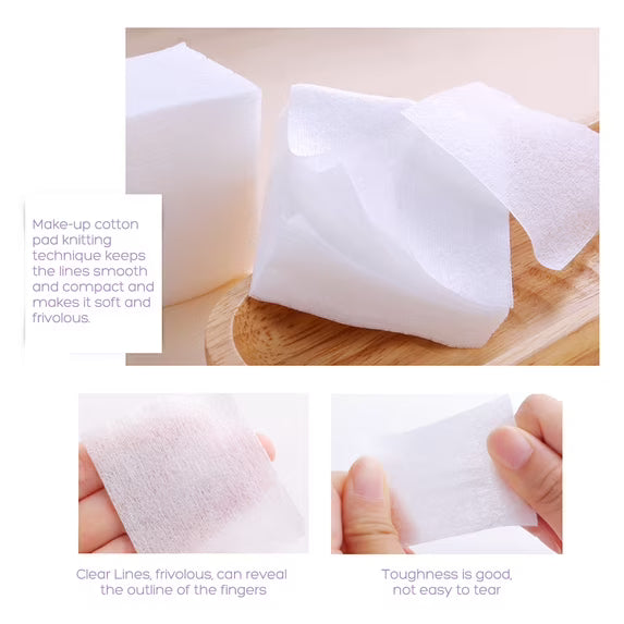 1000 Count Soft Cotton Pads for Makeup Removal & Skincare